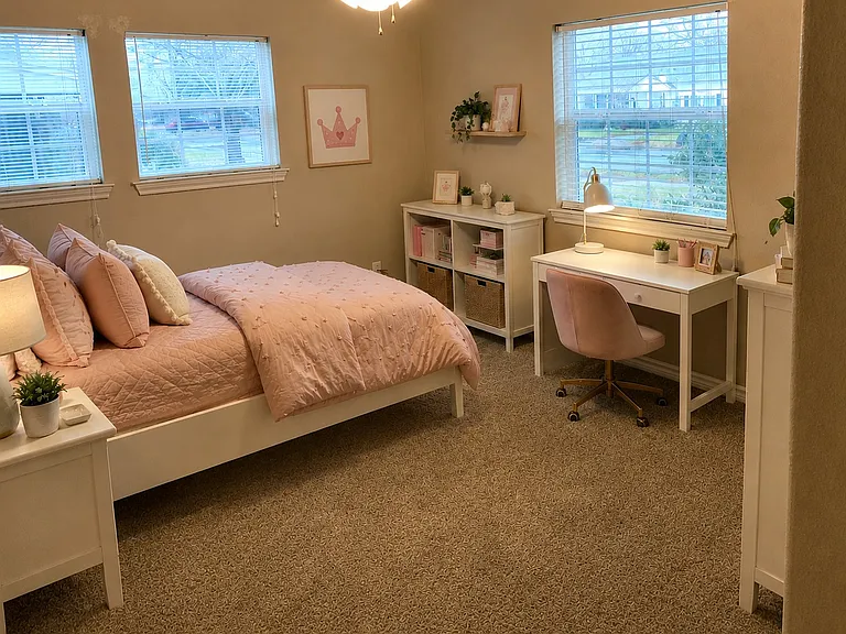 front bedroom - Virtually Staged