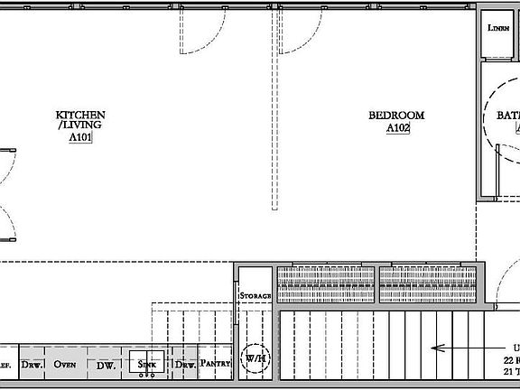Floor Plan for Unit 5101