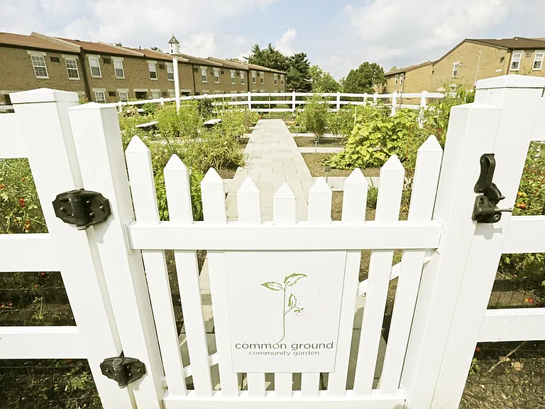 Community Garden Entrance