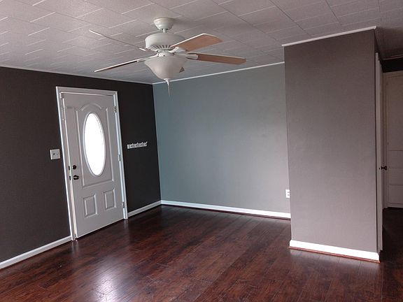 View of living room and front entrance