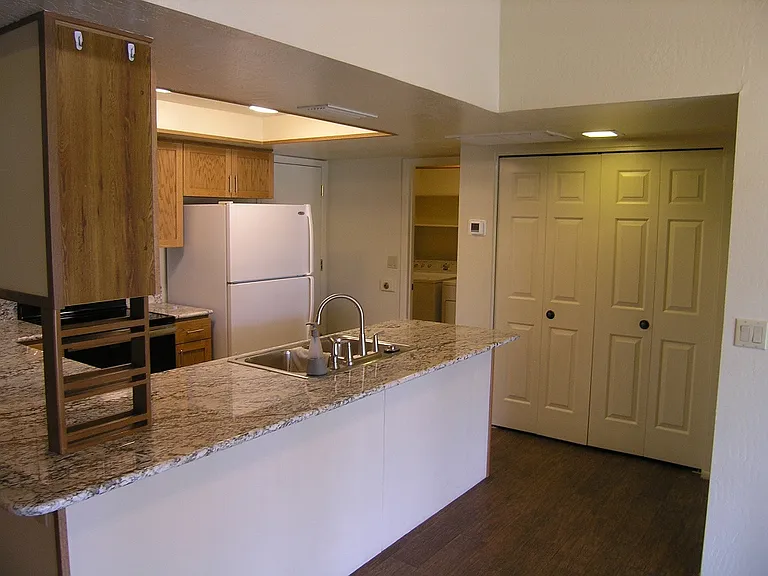 Kitchen from dining room