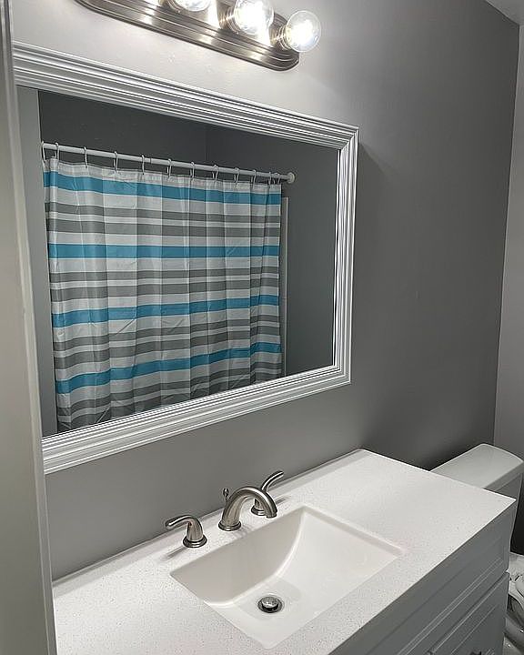 Freshly remodeled bathroom 