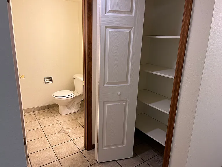 Pantry and half-bath