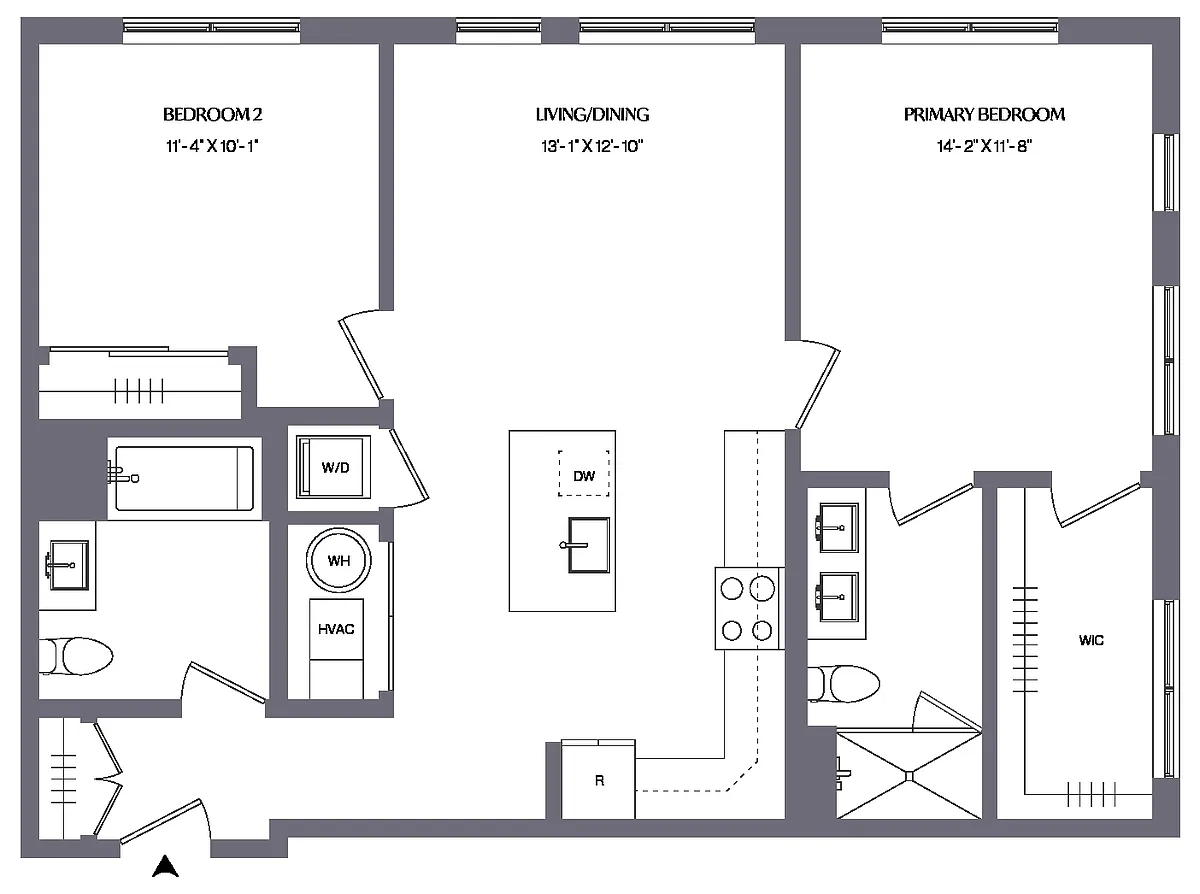 Floor plan B01