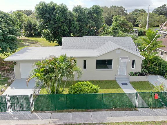 Aerial view looking south
