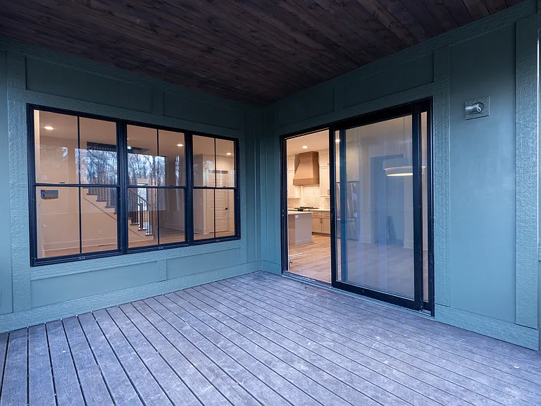 Screened patio.