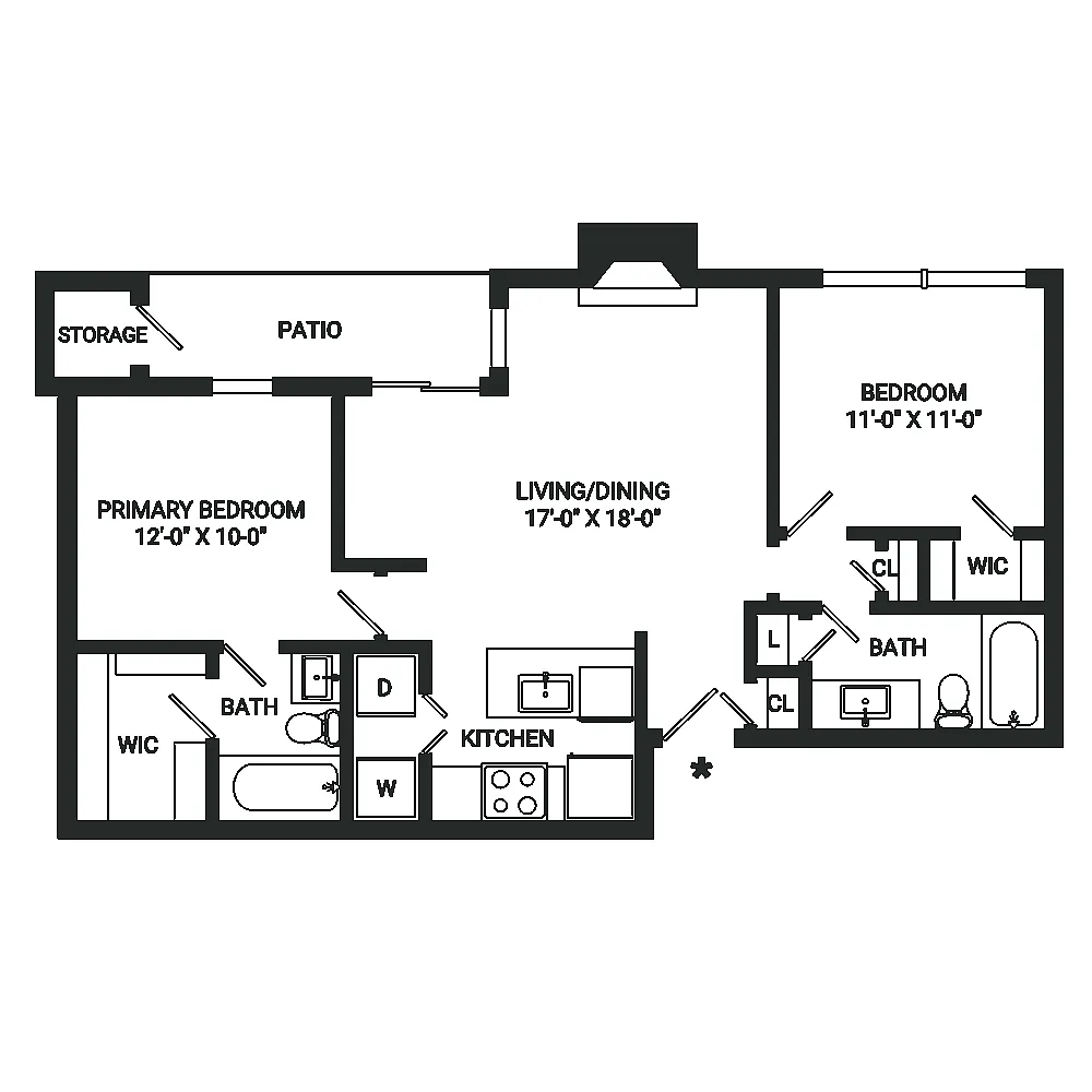 Floor plan B2