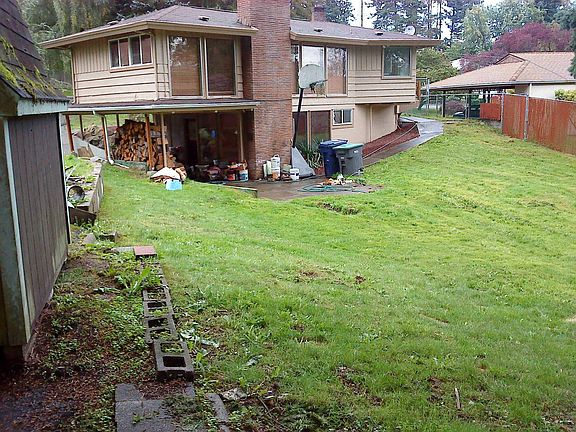 room for deck, garden, etc