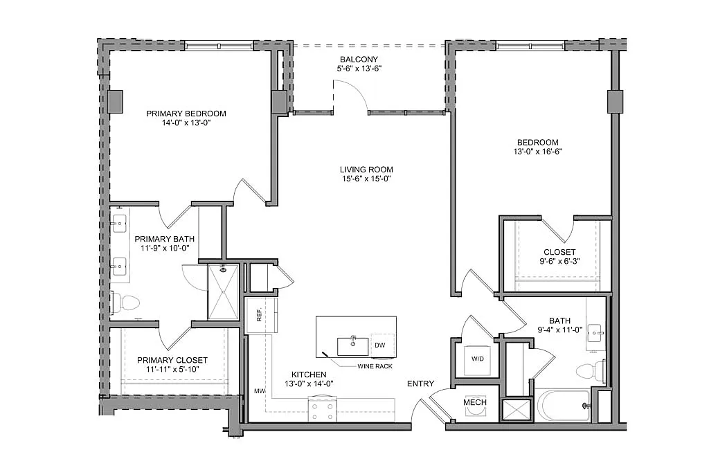 Floor plan B3