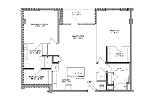 Floor plan B3