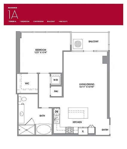 Floor plan 1A1