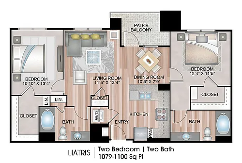 Floor plan Liatris