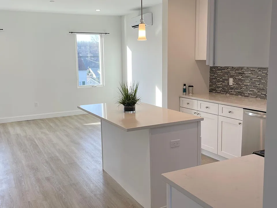 Kitchen and living room