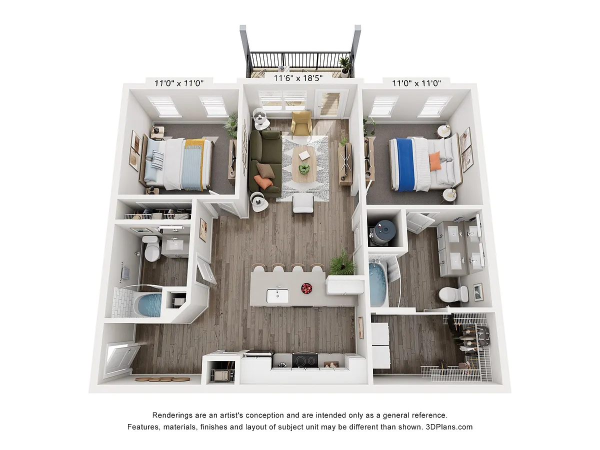 Floor plan B2u