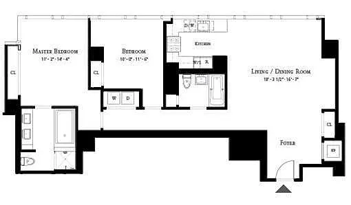 245 West 99 Street, New York, NY, 10025 photo #1 of 2: image of floorplan