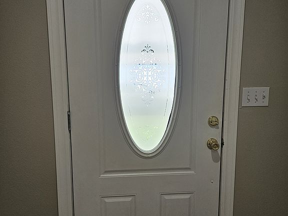 Front door.