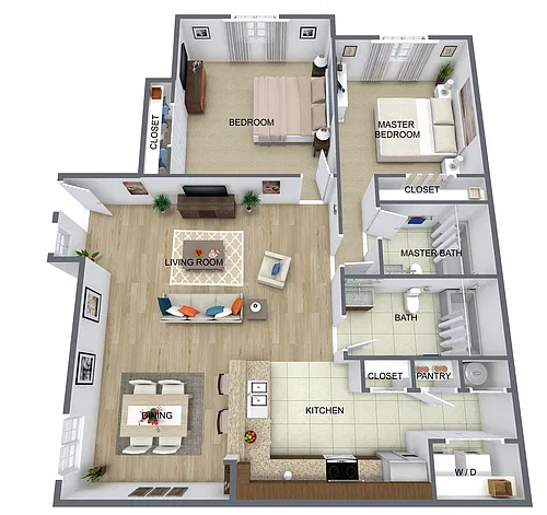 Floor plan 2BR