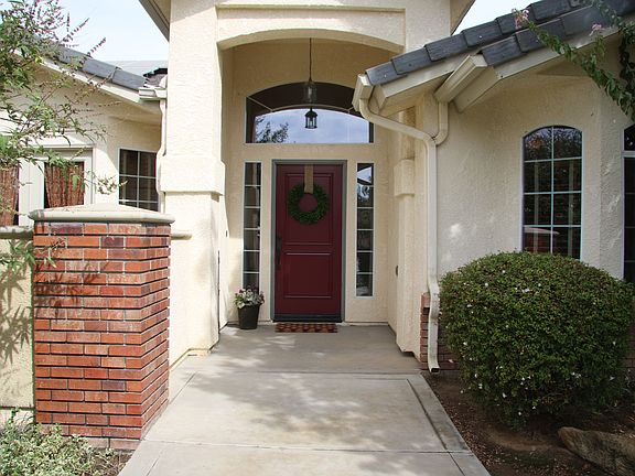 Gated courtyard to the left