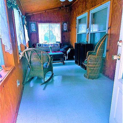 Inside of front porch