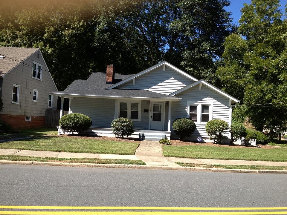 Outside with large front porch