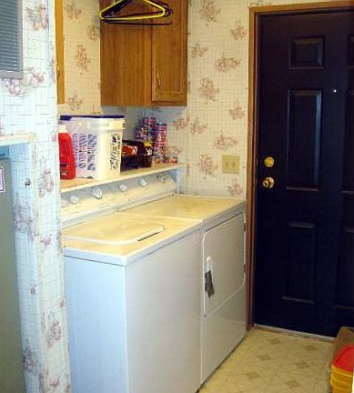 Laundry inside home