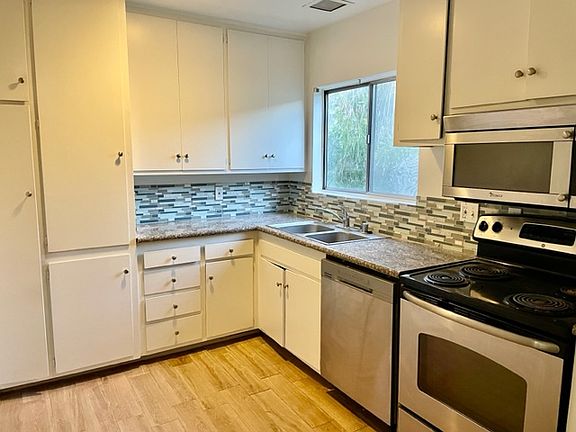 Kitchen with stainless appliances