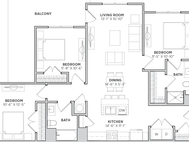 Tribute Verdae Unit Floor Plan 3B Tribute Verdae Unit Floor Plan 3B