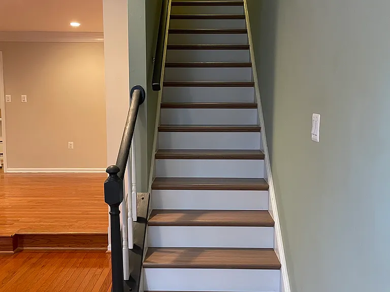 Newly recapped stairs from 2nd to 3rd floor