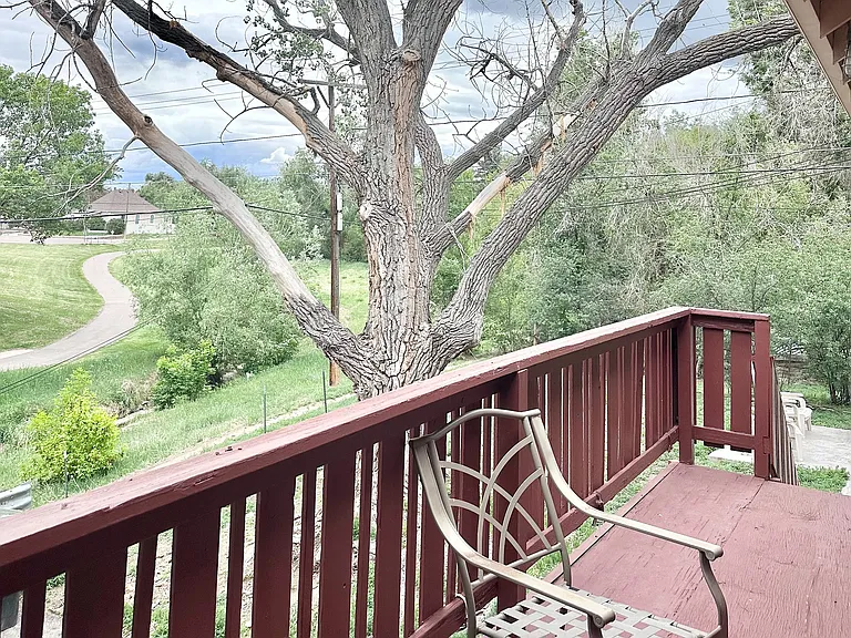 Patio view from Studio 4