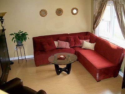 Living Room with bay window