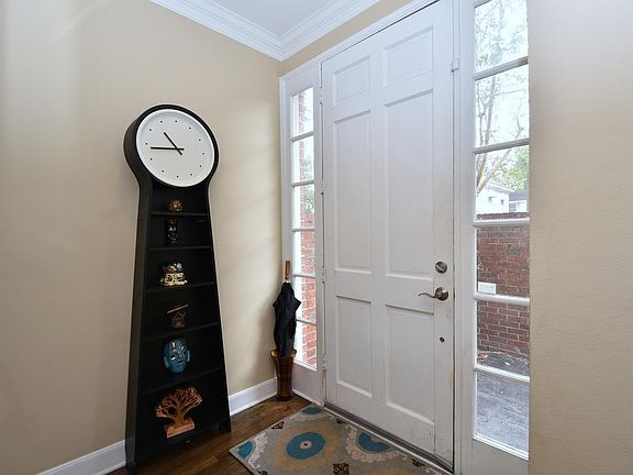 Front entry from the interior