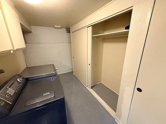 Basement has large amount of storage