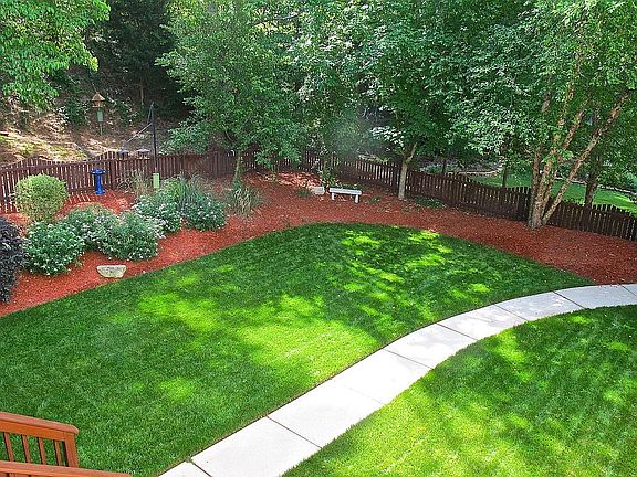 Private backyard