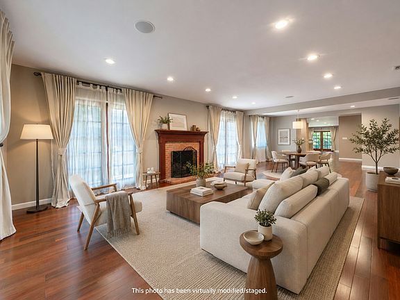 Living Room/Dining Area (virtually staged/digitally altered)