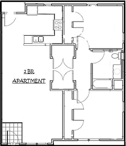 Floor plan 2 Bedroom
