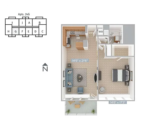Floor plan 770-24G