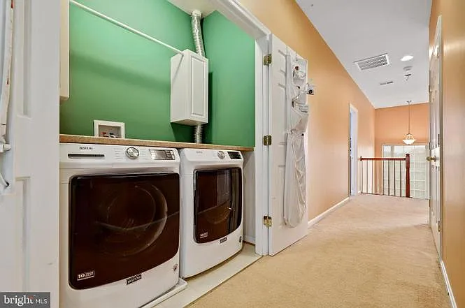 Hallway with Washer & Dryer