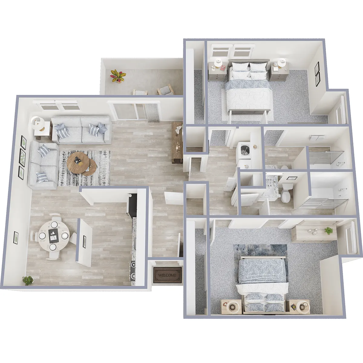 Floor plan Ten 87