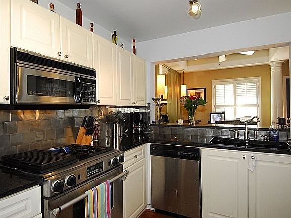 Great cook's kitchen with granite countertops and stainless steel appliances.