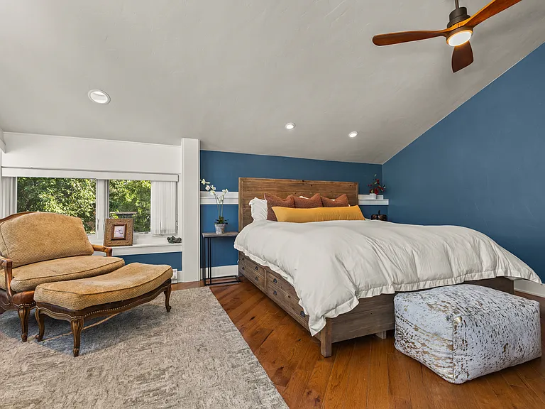 Bedroom #1 | King Bed | Lounge Chair