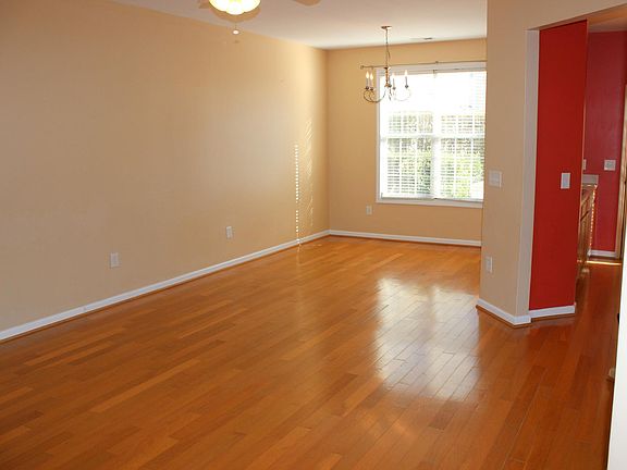 Living area with hardwood floors