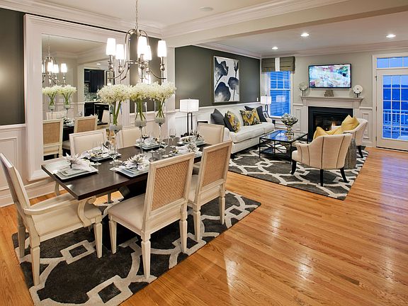 Formal Dining Room Open to the Great Room