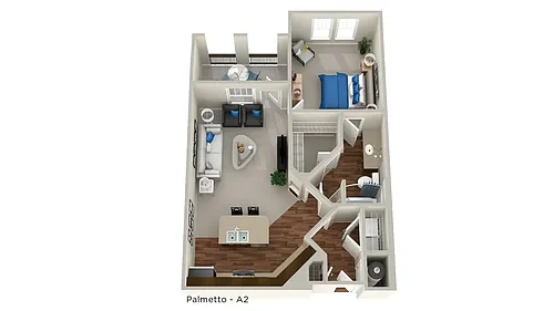 Floor plan Palmetto