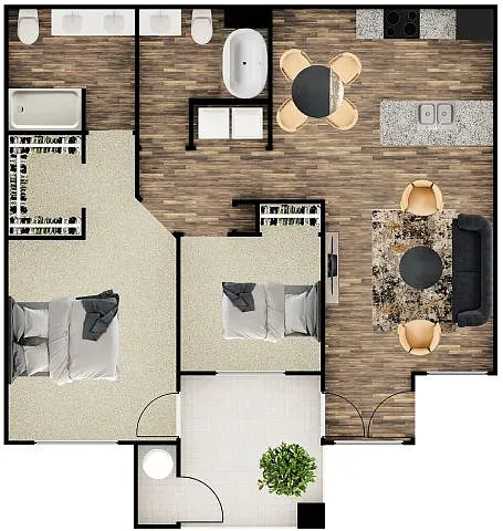 Floor plan Mesquite