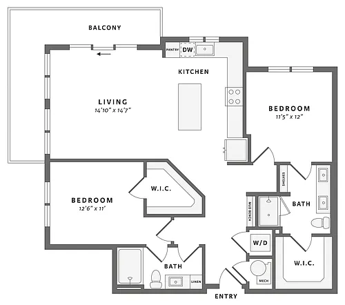 Floor plan B2-2