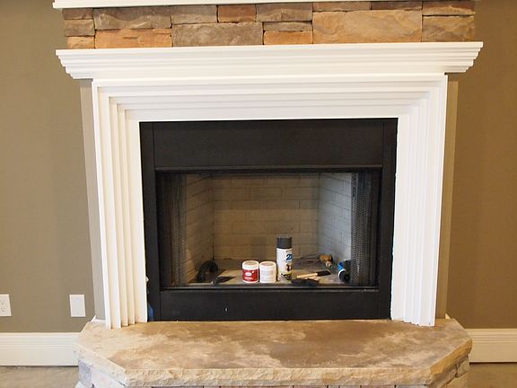 Master Bedroom gas fireplace