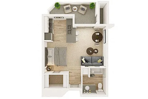 Floor plan Studio