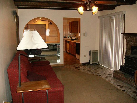 Cozy Family Room w/Warm Wood-Beamed Ceiling