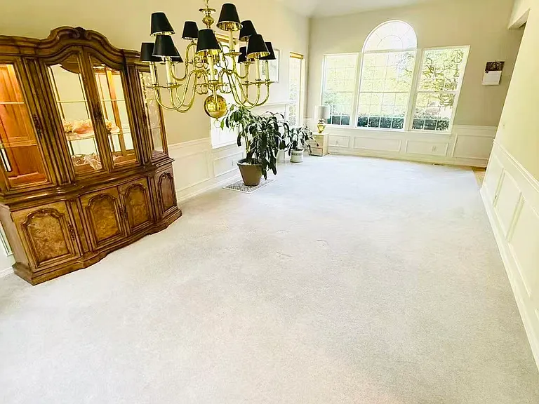 Main Floor living and dining room
