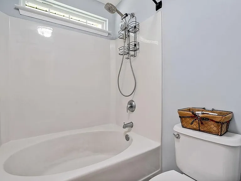 Main bathroom. New tub faucet installed.